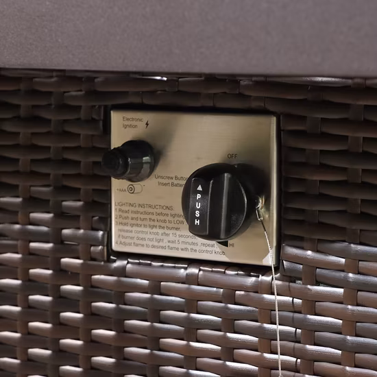 Heizung Terrasse Beton Outdoor Propangas Garten Feuerstelle Feuerstelle Tisch